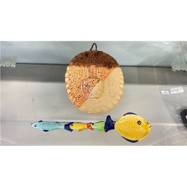 WALL POTTERY ART & DECORATIVE SPOON