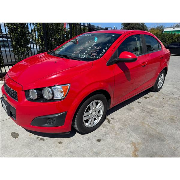 CHEV SONIC 2016 T-DONATION