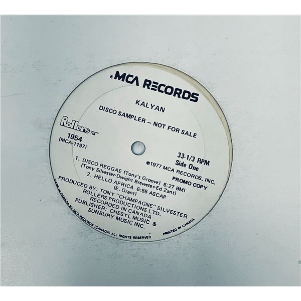 Kalyan – Disco Sampler PROMO (1977 MCA Records, Canada)