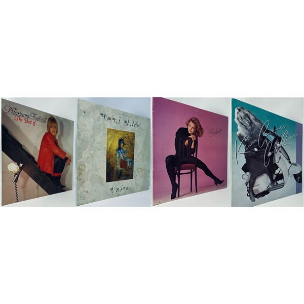 Lot of 4 LPs – Marianne Faithfull, Toni Childs, Belinda Carlisle, Kim Carnes