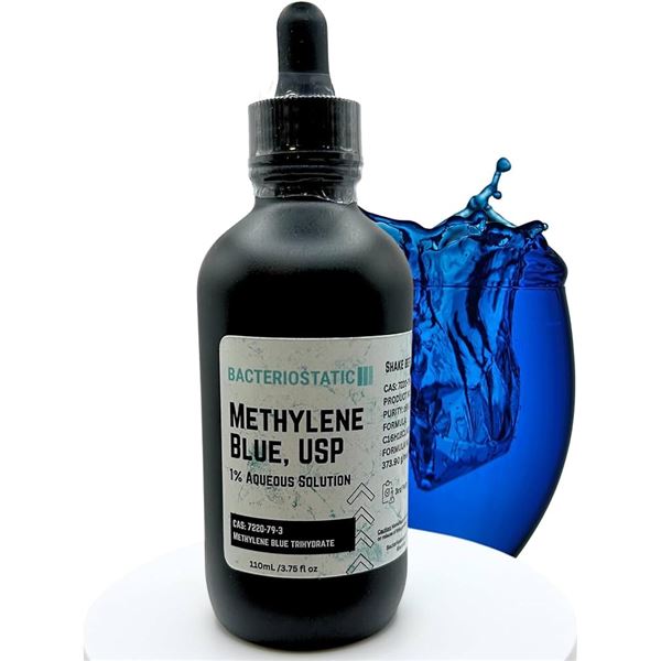 NEW 100ML BACTERIOSTATIC METHYLENE BLUE