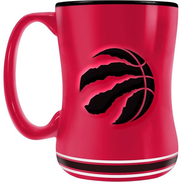 NEW 14OZ SCULPTED MUG TORONTO RAPTORS
