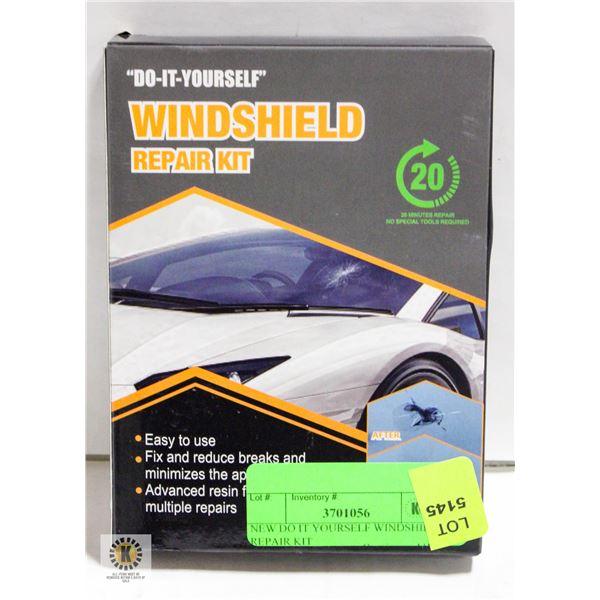 NEW DO IT YOURSELF WINDSHIELD REPAIR KIT