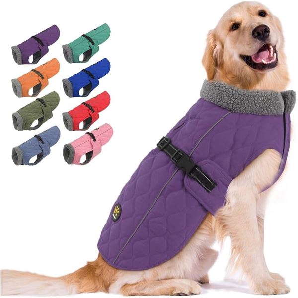 NEW SHERIPET PURPLE PET JACKET