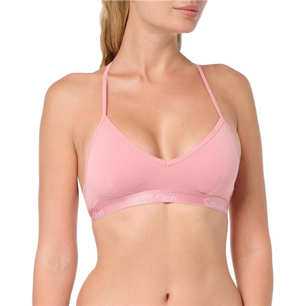 NEW CALVIN KLEIN 30D PINK BRA LIGHTLY LINED
