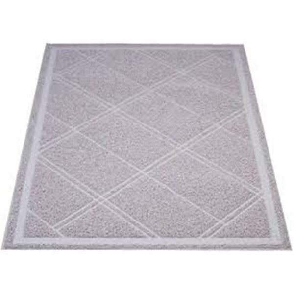NEW AMAZON BASICS CAT LITTER MAT GREY