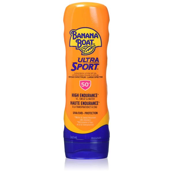 NEW 240ML BANANA BOAT ULTRA SPORT SUNSCREEN LOTION