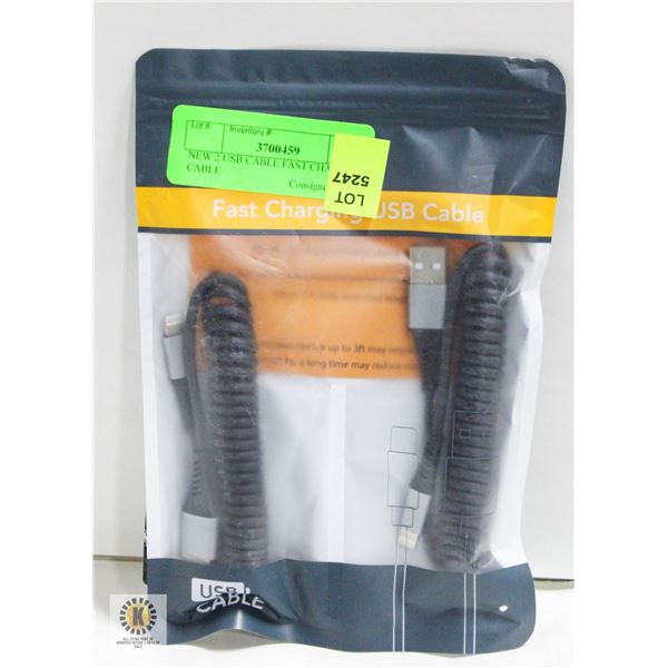 NEW 2 USB CABLE FAST CHARGING CABLE