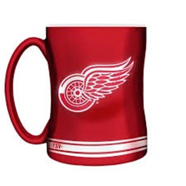 NEW 14OZ SCULPTED MUG DETROIT RED WINGS