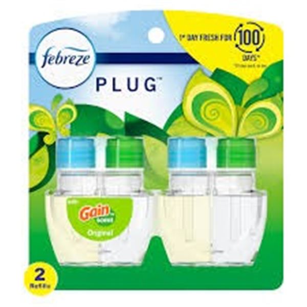 NEW 2 X 26ML GAIN FEBREZE PLUG
