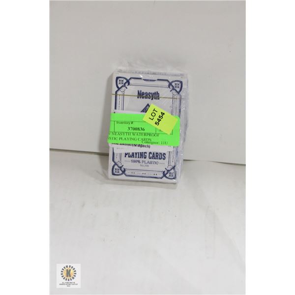 NEW NEASYTH WATERPROOF PLASTIC PLAYING CARDS