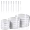 Image 1 : NEW 12 PACK PETRI DISH SET WITH LIDS