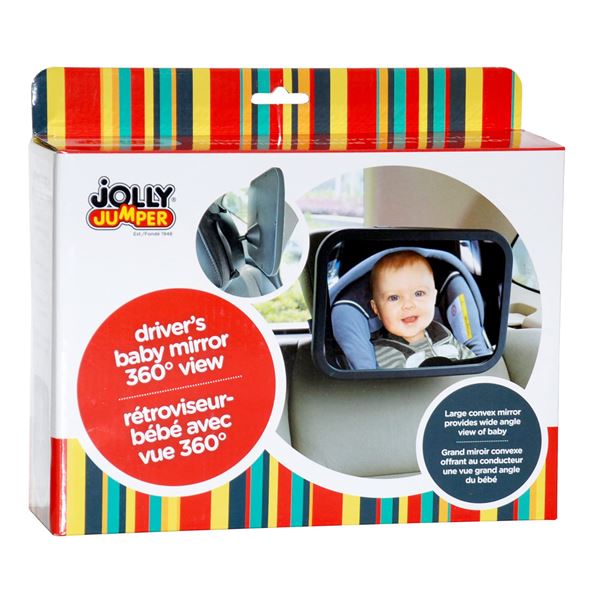 NEW WITH BOX JOLLY JUMPER DRIVERS BABY MIRROR