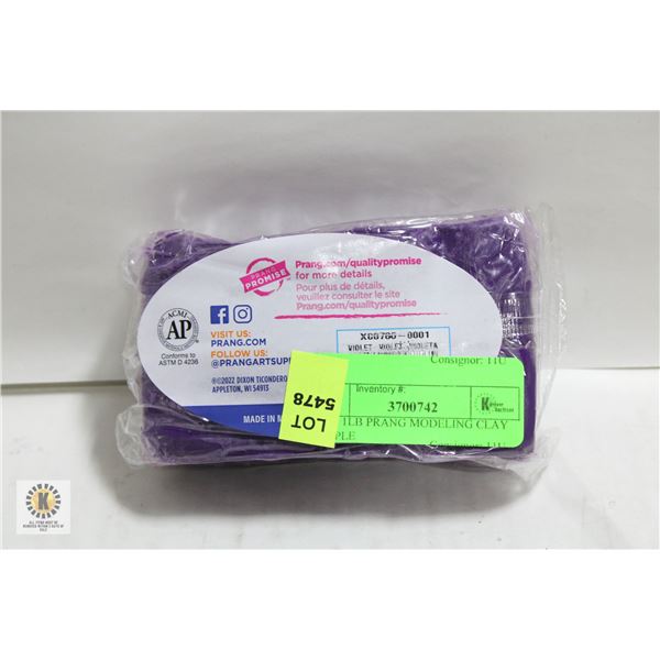 NEW 1LB PRANG MODELING CLAY PURPLE