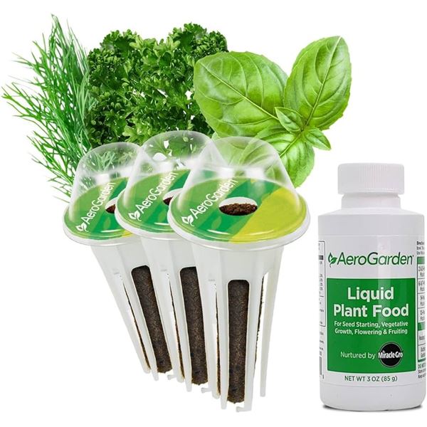 NEW 2 X 3 POD KIT AEROGARDEN GOURMET HERBS