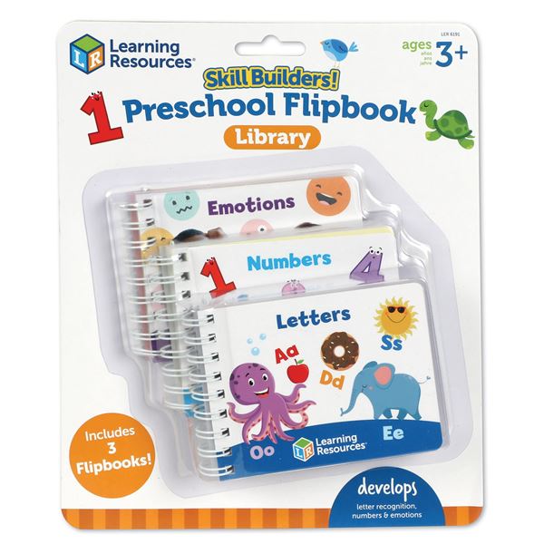 NEW LEARNING RESOURCES SKILL BUILDERS FLIPBOOK