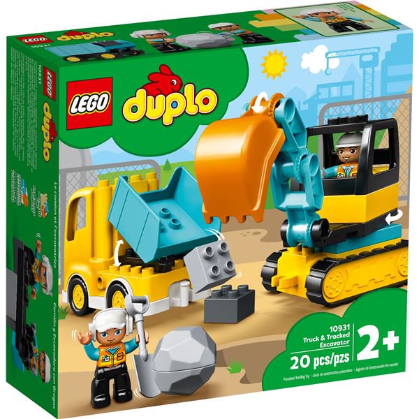NEW LEGO DUPLO TRUCK & TRACKED EXCAVATOR