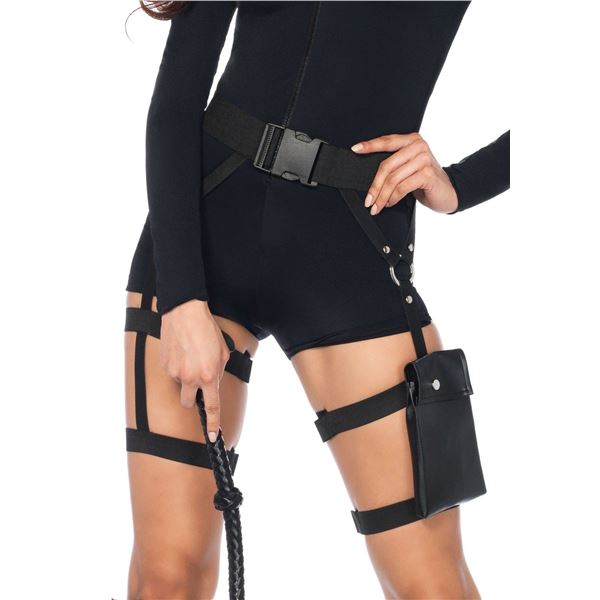 NEW LEG AVENUE MULTI STRAP GARTER POCKET BELT