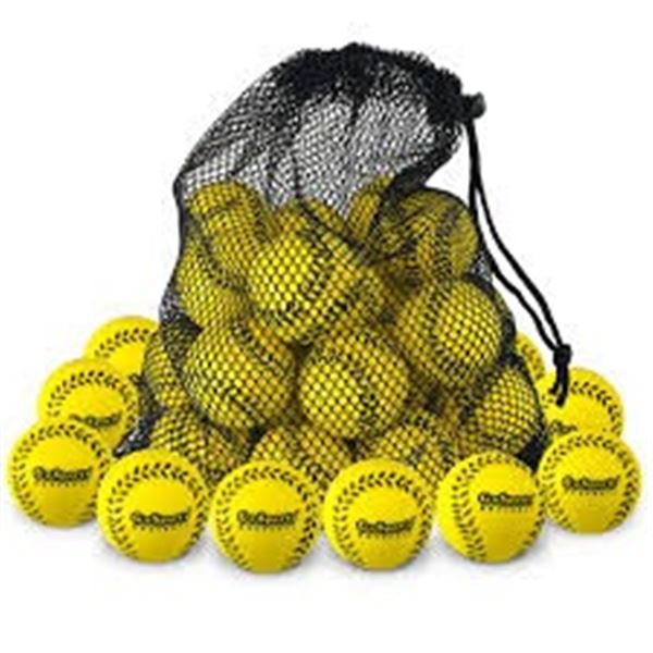 NEW GO SPORTS BALLS FOAM MINI 20 FOAM BASEBALLS