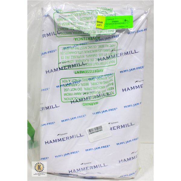NEW 500 SHEETS HAMMERMILL 11 1/2 X 14"