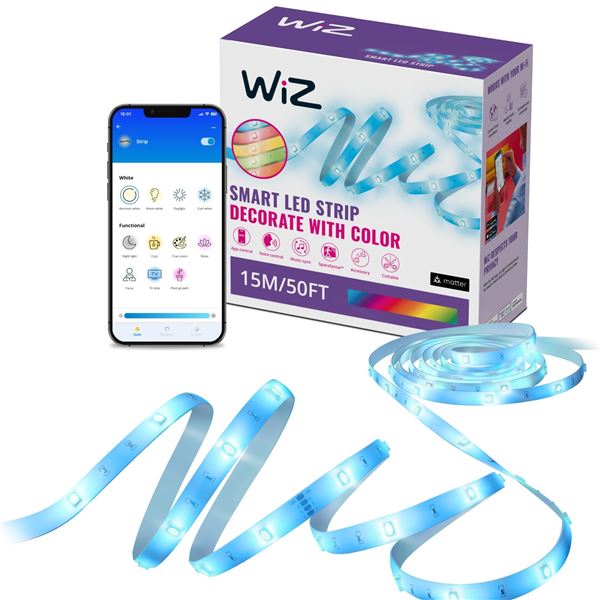 NEW 50 FEET WIZ SMART LED STRIP