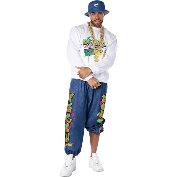 NEW CALIFORNIA COSTUMES 90S HIPHOP LARGE