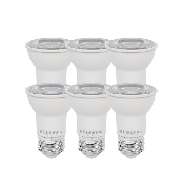 NEW 6 PACK LUMINUS LED 7W 5000K LIGHT BULBS