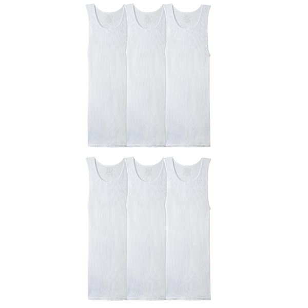 NEW 6 A-SHIRTS FRUIT OF THE LOOM MEDIUM