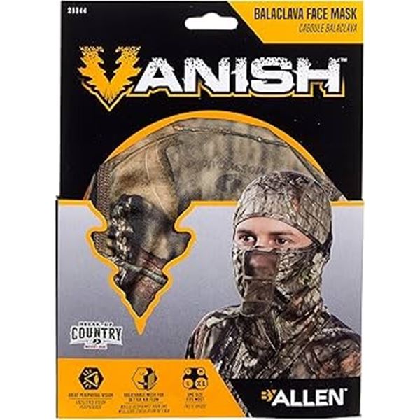 NEW BY ALLEN BALACLAVA FACE MASK CAMO