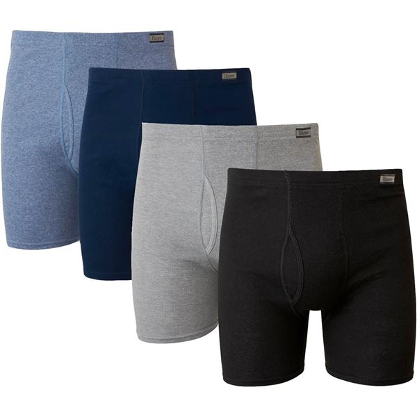 NEW 4 HANES TAGLESS BOXERS 3XL