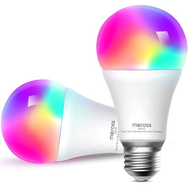 NEW 2 PACK MEROSS SMART WI-FI LED BULB