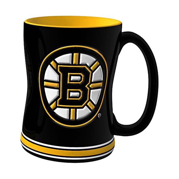 NEW 14OZ SCULPTED MUG BOSTON BRUINS MUG