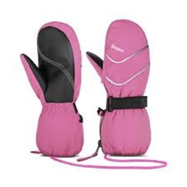 NEW UNIGEAR KIDS MITTEN WATERPROOF PINK 6-8