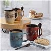 Image 1 : NEW GIBSON AMERICANO 8 PIECE 14 OZ CUP AND SPOONS