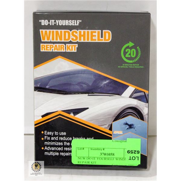 NEW DO IT YOURSELF WINDSHIELD REPAIR KIT