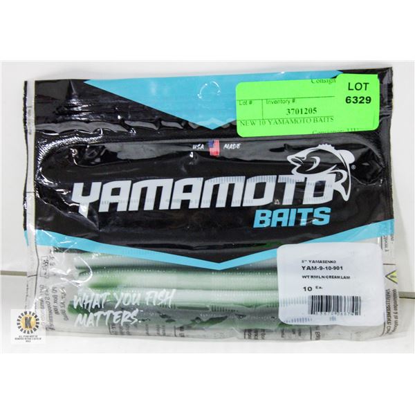 NEW 10 YAMAMOTO BAITS