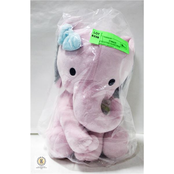 NEW BEDTIME HAZEL PINK ELEPHANT STUFFY