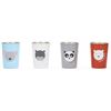 Image 1 : NEW 4 SET RED ROVER BAMBOO FIBRE CUPS-ANIMALS