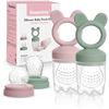 Image 1 : NEW BESSENTIALS SILICONE BABY FRESH FEEDER COMBO