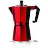 Image 1 : NEW 6 CUP PRIMULA ESPRESSO MAKER ALUMINUM RED