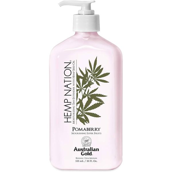 NEW 535ML HEMP NATION POMEBERRY MOISTURIZER