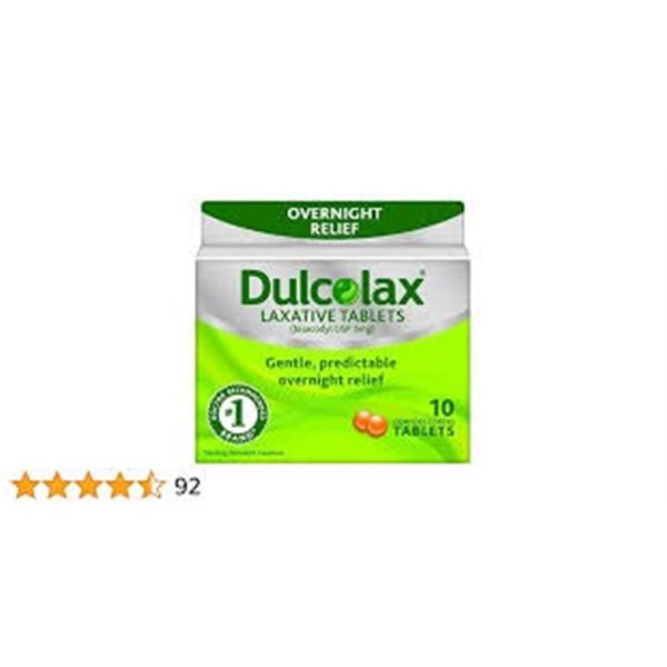 NEW 10 TABLETS DULCOLAX LAXATIVE