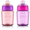 Image 1 : NEW 2 X 260ML PHILIPS AVENT EASY SIPPY CUP