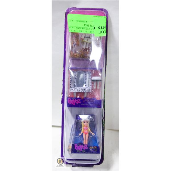NEW 3 MINI BRATZ SERIES 4 COLLECTIBLE FIGURES