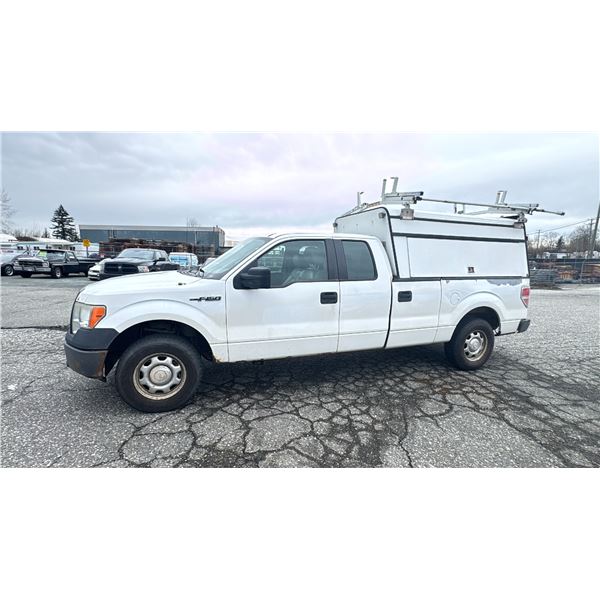 2010 FORD F150 XL CREW CAB WHITE VIN 1FTVX1EV2AKB12882