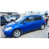 Image 2 : 2008 NISSAN VERSA 4 DR SEDAN BLUE VIN 3N1BC13E58L423946