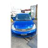 Image 3 : 2008 NISSAN VERSA 4 DR SEDAN BLUE VIN 3N1BC13E58L423946