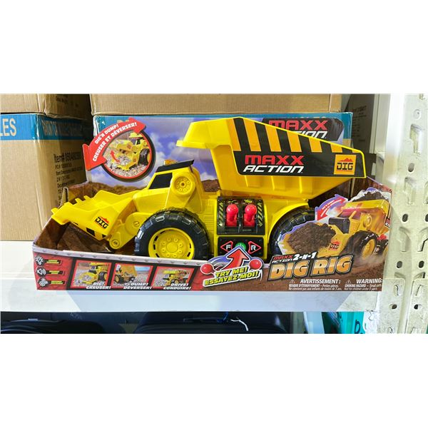 MAXX ACTION 2-N-1 DIG RIG TOY