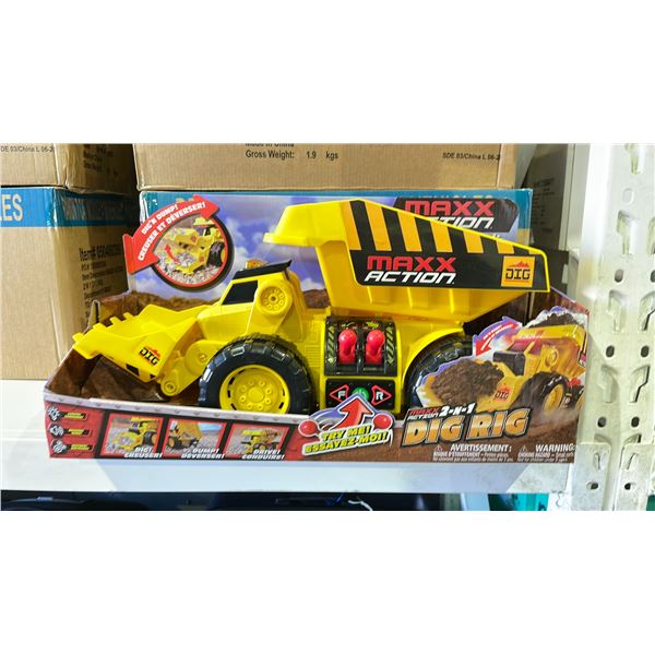 MAXX ACTION 2-N-1 DIG RIG TOY