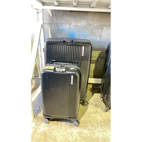 2-PC SAMSONITE HARD SHELL LUGGAGE SET (UNKNOWN COMBINATION)